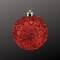 Red Glitter Christmas Ornament | 120MM Sequin Shatterproof Ball-XY881624